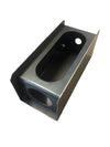 Steel Taillight Mounting Box 6" Oval With RHD Side Marker 2"