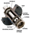 BEARING BUDDY BEARING PROTECTORS, MODEL 2441, 2.441" HUB BORE - PAIR