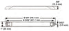 OPTI-BRITE INTERIOR LED, 9 DIODE CLEAR LENSE STRIP LIGHT 9"