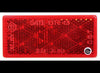 TRAILER REFLECTOR, ADHESIVE BACKING, RECTANGLE, RED, 3-1/8" X 1-3/8"
