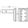2" PINTLE MOUNT HOOK PLATE FOR RECEIVER - 3 POSITION, FOR 9" SHANK 17K
