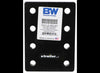 B&W PINTLE HOOK MOUNTING PLATE FOR 2.5" HITCH 9" SHANK - 8 HOLE 16K
