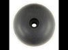 SMALL RUBBER BUMPER 1"X1" WITH 1/8 HOLE, BLACK