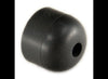 SMALL RUBBER BUMPER 1"X1" WITH 1/8 HOLE, BLACK