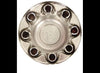 HUB COVER FOR TRAILER WHEELS ABS PLASTIC CHROME 8X6.5" 8 ON 6.5" 8 LUG