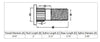 WHEEL LUG STUD 9/16"-18 X 2" LONG 7K PRESS IN/DRIVE IN