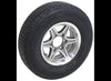 LEGEND 225/75R15 SPARE TIRE ON GUNMETAL ALUMINUM WHEEL, 6 LUG 6X5.5 , LRE