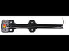 OPTRONICS LED FENDER LIGHT, ABS PLASTIC BASE, AMBER/RED CLEARANCE MARKER