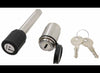 ETRAILER TRAILER HITCH RECEIVER LOCK FOR 2" FLUSH - 2-5/8" SPAN STAINLESS STEEL
