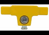 ETRAILER TRAILER COUPLER LOCK FOR FAT LIP 2-5/16" BALL COUPLER - ALUMINUM - YELLOW