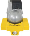 ETRAILER TRAILER COUPLER LOCK FOR FAT LIP 2-5/16" BALL COUPLER - ALUMINUM - YELLOW