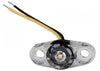 DARKHORSE LED AMBER MINI MARKER TRAILER LIGHT, CLEAR LENS 5" WIRE