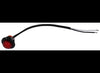 MINI CLEARANCE SIDE MARKER LIGHT WITH GROMMET - 1 DIODE, RED LENS, LED, 2 WIRE, 3/4" ROUND