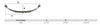 PR3 3 LEAF SPRING, DOUBLE EYE 1-3/4"W x 25-1/4"L - 9/16" 1,750lbs - 3.5K PAIR