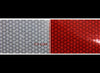 DOT CONSPICUITY TAPE, RED AND SILVER REFLECTIVE 2" DOT-C2, SOLD PER FT
