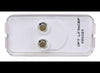 MINI TRAILER LICENSE PLATE LIGHT - SUBMERSIBLE, INCANDESCENT, CLEAR LENS - 2-1/2" X 1-3/16"