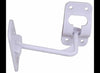 T-STYLE HOOK AND KEEPER DOOR HOLDER 90 DEGREE, WHITE, PLASTIC, 3-1/2" HOLD BACK