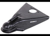 RAM 2-5/16" BALL A-FRAME TRAILER COUPLER, THUMB LATCH, BLACK, WELD ON, 14K