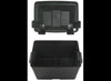 DEKA GROUP U1 VENTED BATTERY BOX, 10-1/2"X7-3/8"X9-1/4", BLACK PLASTIC