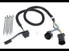 CUT T-CONNECTOR VEHICLE WIRING HARNESS FOR FACTORY TOW PACKAGE - 5-POLE FLAT TRAILER CONNECTOR