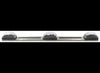 3 LIGHT IDENTIFICATION ID CLEARANCE BAR, TRAILERS OVER 80" WIDE, SUBMERSIBLE, CLEAR, INCANDESCENT