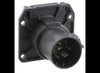 POLLAK REPLACEMENT 7-POLE, 7-WAY RV TRAILER CONNECTOR SOCKET - VEHICLE END