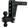 BULLETPROOF HITCHES 2-BALL MOUNT FOR 2" HITCH, 6" DROP, 6" RISE - 14K