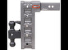 GEN-Y ADJUSTABLE 2-BALL MOUNT W/ STACKED RECEIVERS, 2-1/2" HITCH, 12" DROP OR RISE, 21K