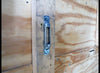 SNAP-LOC E-TRACK TIE DOWN ANCHOR, SQUARE MOUNTING HOLE, BOLT ON, 1,000lbs ZINC