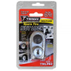 TRIMAX SPARE TIRE LOCK, CHROME WITH 2 KEYS FOR SIDE MOUNTED TIRES