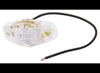 MINI RED LED CLEARANCE OR SIDE MARKER LIGHT, 1 DIODE, CLEAR LENS 2-1/2"Lx1-1/8"W