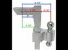 ANDERSEN RAPID HITCH - ADJUSTABLE ALUMINUM BALL MOUNT KIT - 2" , 2-5/16" BALL, 2" HITCH, 10" DROP