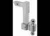 ANDERSEN RAPID HITCH - ADJUSTABLE ALUMINUM BALL MOUNT KIT - 2" , 2-5/16" BALL, 2" HITCH, 10" DROP