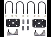 DEXTER TRAILER SPRING OVER - UNDER CONVERSION KIT - LIFT KIT FOR 2-3/8" ROUND AXLES - 1 AXLE
