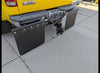 BULLETPROOF HITCHES ADJUSTABLE MUD FLAP SYSTEM FOR 2", 2-1/2" AND 3" HITCHES, ROCK GUARD - MATTE