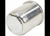 LIONSHEAD TRAILER WHEEL CENTER CAP WITH SNAP IN PLUG - 3.19" PILOT - STAINLESS STEEL