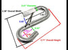 CURT S HOOK WITH SPRING LOADED SAFETY LATCH FOR SAFETY CHAIN AND CABLE - 13/32" , 3500lbs