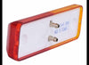 LED TRAILER FENDER LIGHT - 2 DIODES, AMBER AND RED LENS, CLEARANCE / MARKER 3-7/8" X 1-1/4"