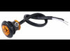 TecNiq Mini Clearance Marker 3/4" Round Amber Lens LED w/ Pigtail & Grommet 9" Bullet Light