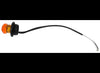 UNI-LIGHT AMBER LED 3/4" CLEARANCE AND SIDE MARKER LIGHT W/ GROMMET, 2 DIODES, BULLET LIGHT