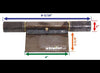 RAMP DOOR HINGE, 8-3/16" X 1" DIAMETER PIN, GREASEABLE STEEL