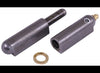 WELD ON HINGE, 4-3/4" X 3/8" PIN DIAMETER, BRASS BUSHING, GREASEABLE STEEL