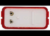 2-1/2" X 1-1/4" RED MARKER LIGHT, INCANDESCENT RED LENS