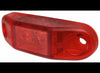 2-5/8" X 3/4" OVAL RED MARKER CLEARANCE LIGHT, 2 WIRE, 2 DIODE LED