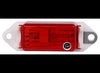 MINI-LITE CLEARANCE OR SIDE MARKER LIGHT, RECTANGLE 3-5/16" X 1" , INCANDESCENT, RED LENS, 1 BULB