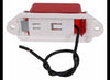 MINI-LITE CLEARANCE OR SIDE MARKER LIGHT, RECTANGLE 3-5/16" X 1" , INCANDESCENT, RED LENS, 1 BULB