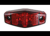LED MINI CLEARANCE OR MARKER LIGHT, 2-1/2" X 1-1/16" RECTANGLE, RED LENS , 2 DIODE