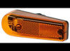 AMBER TEARDROP MARKER LIGHT W/REFLECTOR, 5-3/8"X1-13/16" , INCANDESCENT 1 BULB