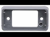 MOUNTING BRACKET FOR 2-1/2" TRAILER LIGHTS, GRAY, OPEN BACK, SURFACE MOUNT, WITH GASKET