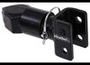 7K RAM ADJUSTABLE CHANNEL MOUNT COUPLER, 2" BALL, SLEEVE LOCK, BLACK